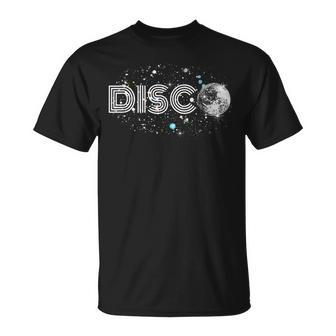 And Disco Ball Club Retro T-Shirt - Seseable
