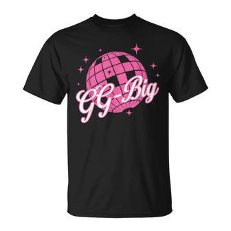 Disco Ball Retro Gg-Big Little Era Sorority Reveal Retro T-Shirt - Thegiftio UK