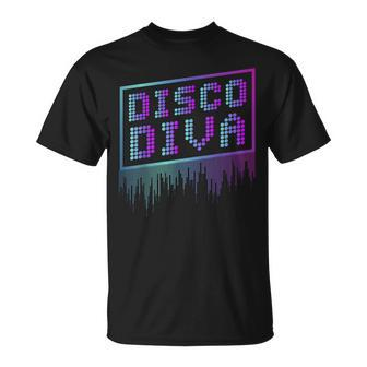 Disco Diva Retro 70S Vintage 80S T-Shirt - Monsterry