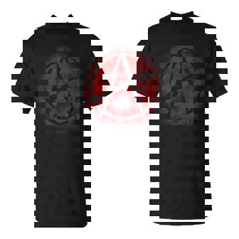 Diseño De Símbolo De Anarquía Roja Anarquismo Punk Camiseta unisex - Regaloses