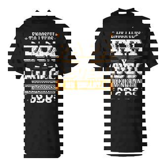 Divertido Abuelo Regalo Día Del Padre Papá Y Abuelo Camiseta unisex - Regaloses