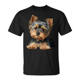 Divertido Cachorro De Yorkshire Terrier Camiseta unisex - Regaloses
