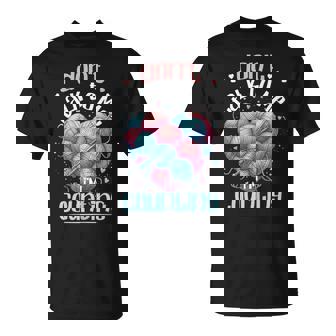 Divertido Ganchillo Con Forma De Corazón En Forma De Corazón Con Forma De No Me Hables Camiseta unisex - Regaloses