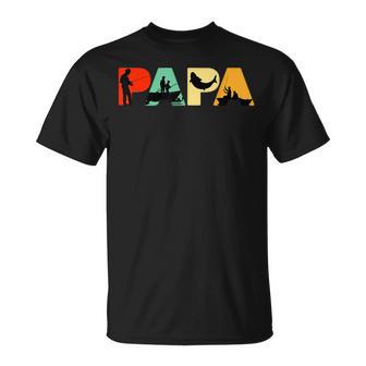Divertido Regalo Del Día Del Padre Divertido Papá Pescador Camiseta unisex - Regaloses
