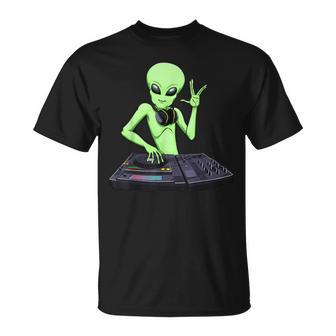 Dj Alien Extraterrestrial Space T-Shirt - Monsterry CA