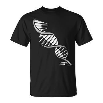 Dna Piano Music Teclado Piano Player Profesor Pianista Camiseta unisex - Regaloses