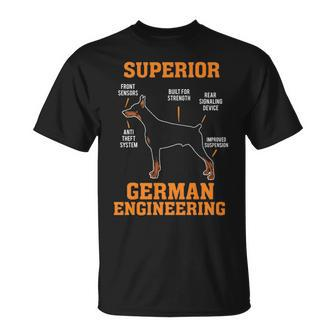 Dobermans Superior German Engineering T-Shirt | Mazezy