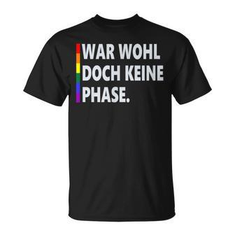 Doch Keine Phase Lgbt Queer Csd Gay Pride Flag Lgbt T-Shirt - Seseable
