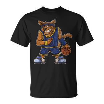 Dog Children Basketball Dog Friend Sport Men T-Shirt - Thegiftio UK