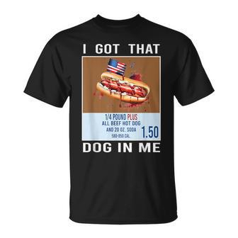 I Got That Dog In Me My Favorite Veteran Is My Dad Usa Flag T-Shirt - Monsterry