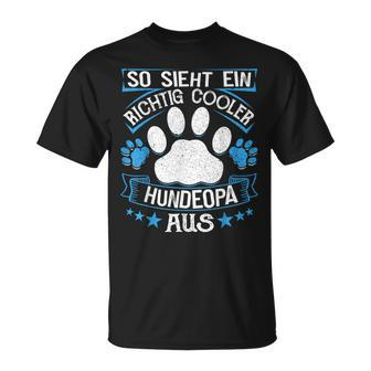 Dog Grandpa Grandpa S T-Shirt - Seseable