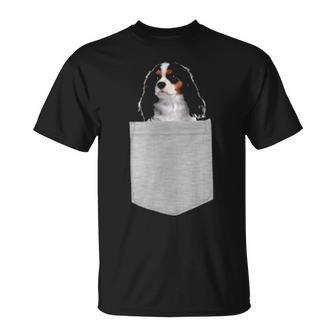 Dog In Your Pocket Cavalier King Charles Spaniels T-Shirt | Mazezy