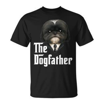 The Dogfather Shih Tzu Dad Shih Tzu Papa Lustiger Hundebesitzer T-Shirt - Geschenkecke