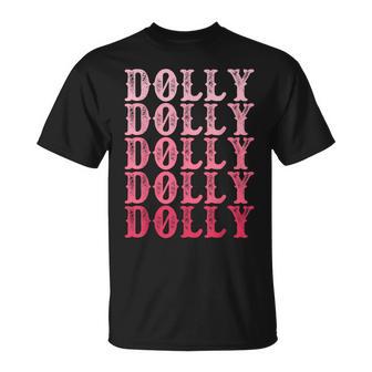 Dolly First Name Girl Vintage Style 70S Personalized Retro T-Shirt - Monsterry CA