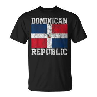 Dominican Republic Flag Family Pride Country Vintage T-Shirt - Monsterry UK