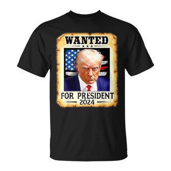 Donald Trump Shot Wanted For US President 2024 T-Shirt - Monsterry UK