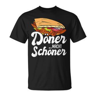 Doner Macht Schönen Kebap Saying Black S T-Shirt - Seseable