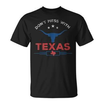 Don't Mess With Vintage Texas Longhorn Vintage T-Shirt - Monsterry AU