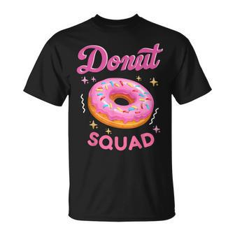 Donut Squad Cute Donut Sprinkle Lover Birthday Girls Party T-Shirt - Monsterry