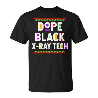 Dope Black X-Ray Tech African American Job Proud Profession T-Shirt - Monsterry DE