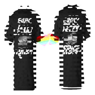 Dos Madres Lgbt-Q Orgullo Gay Mamá Aliada Corazón Arco Iris Camiseta unisex - Regaloses
