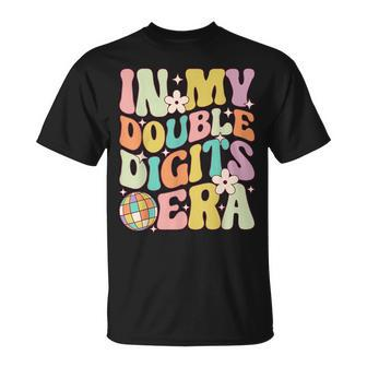 In My Double Digits Era Retro 10 Year Old 10Th Birthday T-Shirt | Mazezy CA