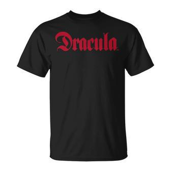 Dracula Original With Red Font T-Shirt - Monsterry UK