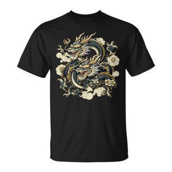 Dragon Aesthetic Japanese Culture Tokyo Inspired Asian T-Shirt | Mazezy