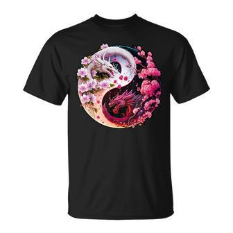Dragon Yin Yang Chinese New Year 2024 Year Of The Dragon T-Shirt | Mazezy