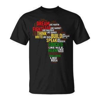 Dream Like Martin Black History Month African Celebration T-Shirt - Thegiftio UK