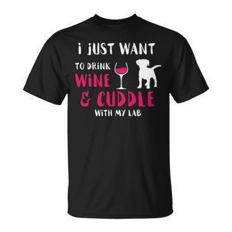 Drink Wine And Cuddle T-Shirt | Mazezy DE