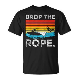 Drop The Rope Surfboarding Surfer Summer Surf Water Sports T-Shirt - Monsterry DE