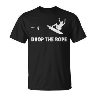 Drop The Rope Wakesurfing Wakesurf Vintage Wake Surf T-Shirt - Monsterry