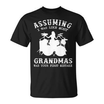 Drum Grandmas T-Shirt | Mazezy