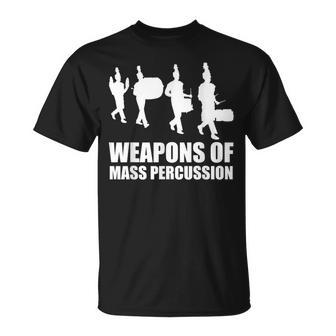 Drumline Weapons Of Mass Percussion Drum Line Band T-Shirt - Monsterry AU