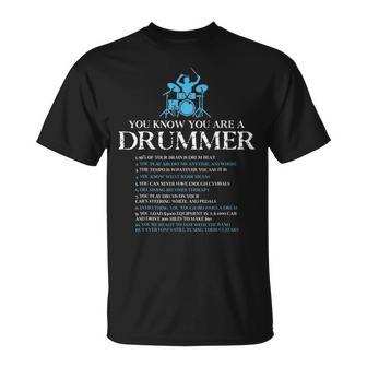 Drummer You're A Drummer If Drum Lover T-Shirt | Mazezy