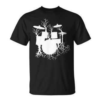 Drums Tree Of The Drummer T-Shirt | Mazezy