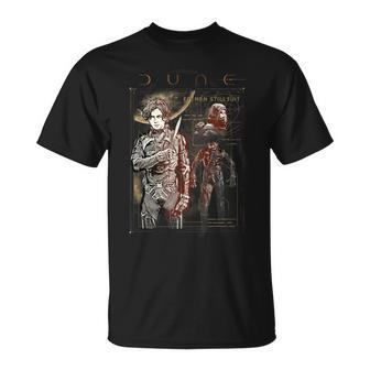Dune Paul Atreides Schimatic Poster T-Shirt - Seseable