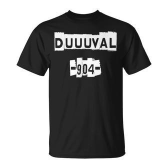 Duuuval 904 Jacksonville Florida Peferct Jax T-Shirt - Monsterry