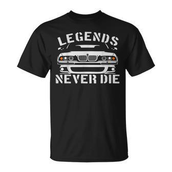 E39 5Er Legends Die Nie T-Shirt - Seseable