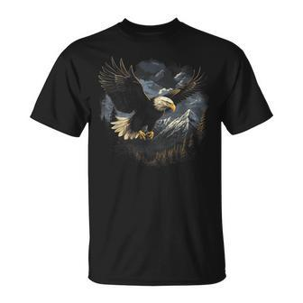 Eagle Bird Mountains T-Shirt - Seseable