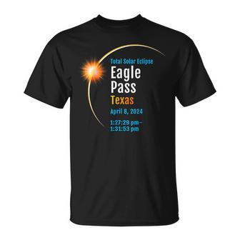 Eagle Pass Texas Tx Total Solar Eclipse 2024 1 T-Shirt | Mazezy