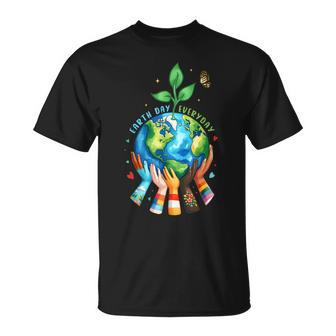 Earth Day 2024 Everyday Protect Environment Save The Planet T-Shirt - Seseable