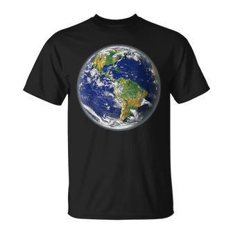 Earth Globe For Earth Day T-Shirt - Monsterry