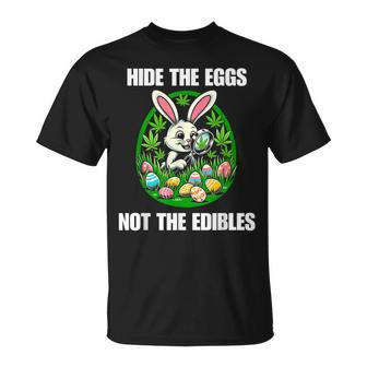 Easter Bunny Egg Edibles 420 Cannabis Stoner Weed Lover T-Shirt - Seseable