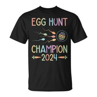 Easter Egg Hunt Champion Dad Pregnancy Announcement T-Shirt - Monsterry CA