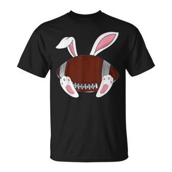 Easter Football Rabbit Bunny Happy Easter Day 2024 T-Shirt - Monsterry AU