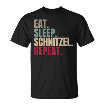 Eat Sleep Schnitzel Repeat T-Shirt - Geschenkecke