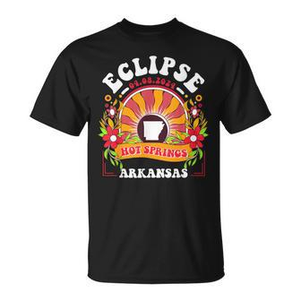 Eclipse 2024 Hot Springs Arkansas Total Solar Eclipse T-Shirt | Mazezy