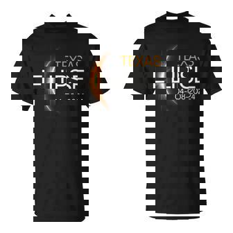 Eclipse 2024 Texas Totality Eclipse Texas Solar 2024 T-Shirt | Mazezy